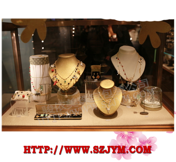 鉑金櫥窗03道具，珠寶道具