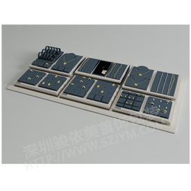 黃金陳列道具HJ10,黃金陳列擺臺(tái),黃金包裝展示,珠寶店陳列擺盤(pán)